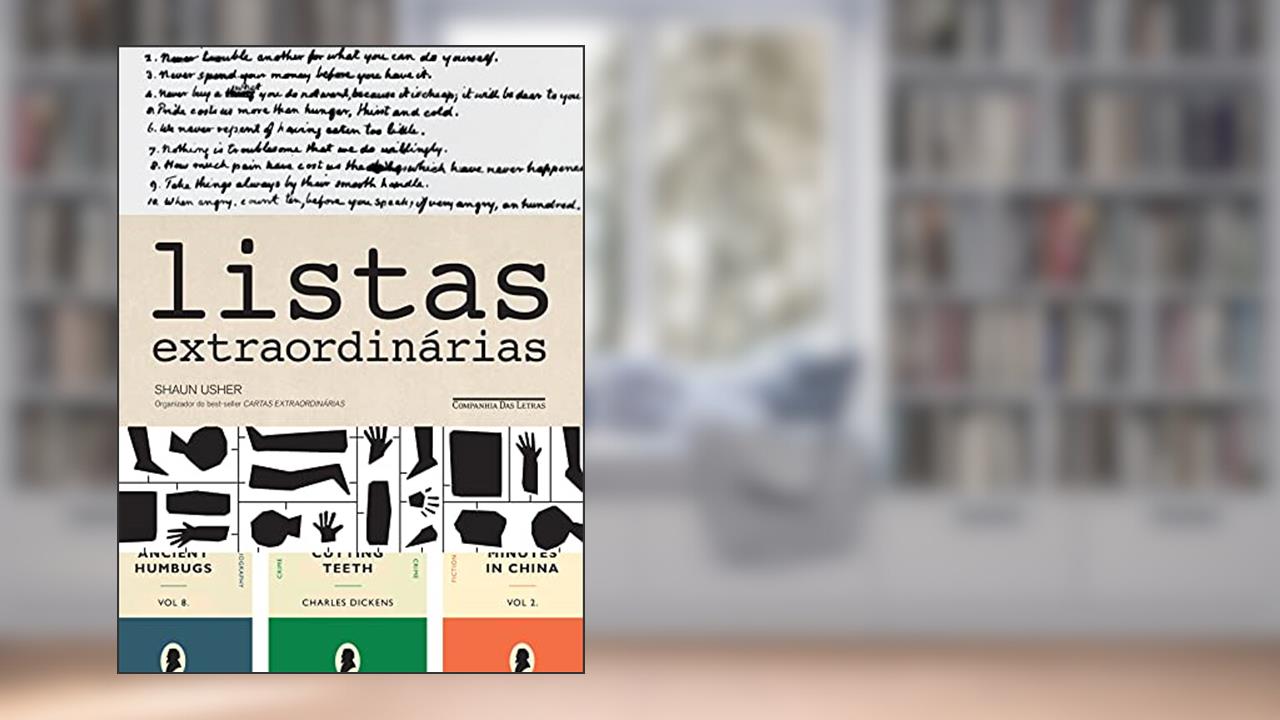 Capa de Listas extraordinárias, do autor Shaun Usher