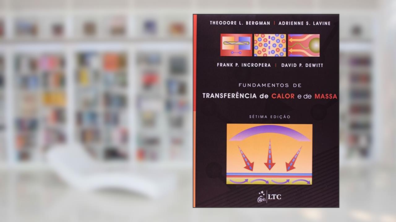 Capa de Fundamentos de Transferência de Calor e de Massa, do autor Incropera