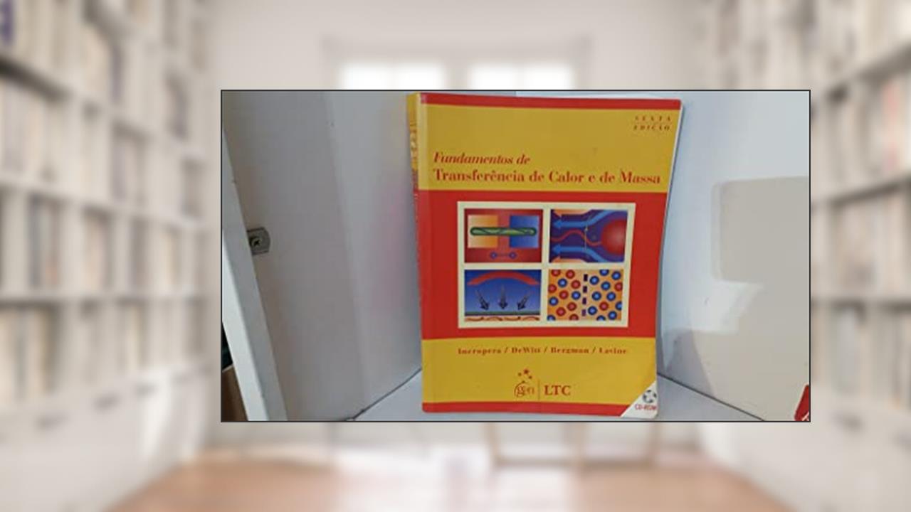 Capa de Fundamentos de transferência de calor e de massa, do autor Theodore L. Bergman; Adrienne Lavine; Frank Incropera; David P. DeWitt