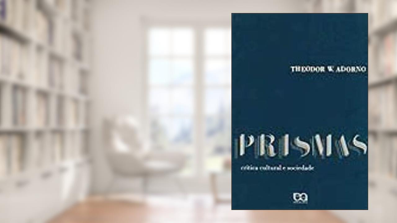 Capa de Prismas, do autor Theodor Adorno