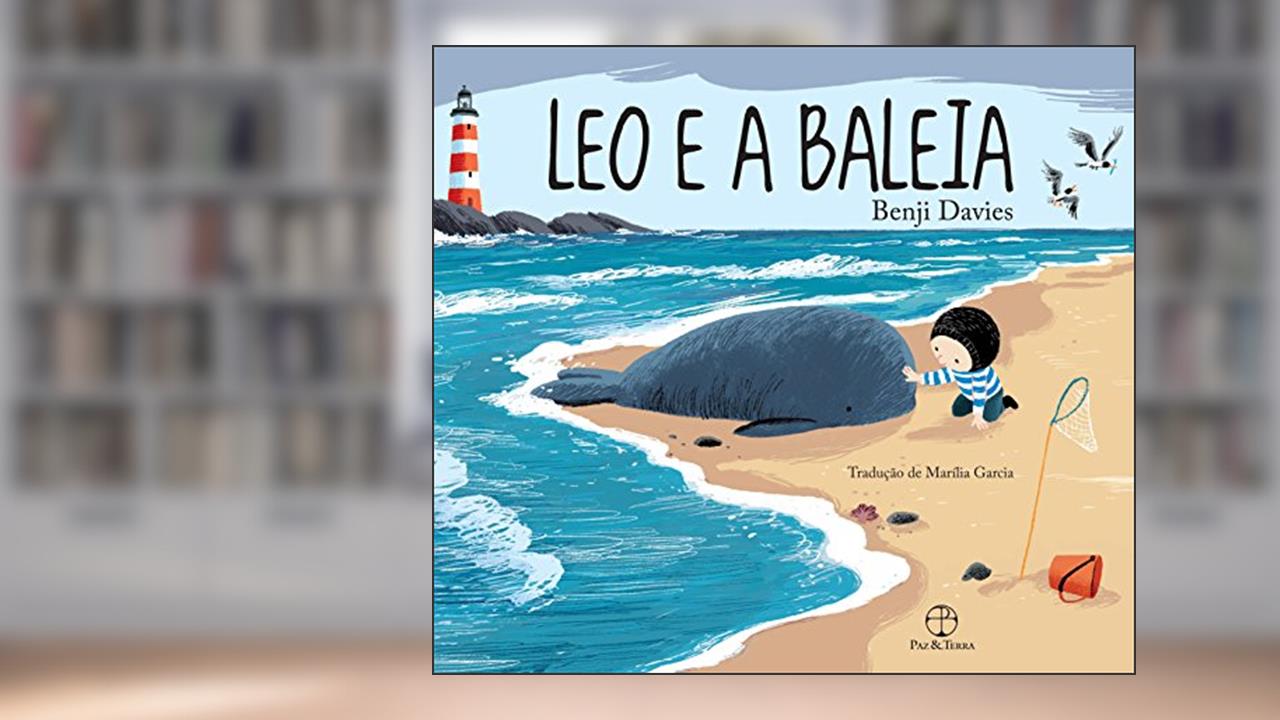 Capa de Leo e a baleia, do autor Benji Davies
