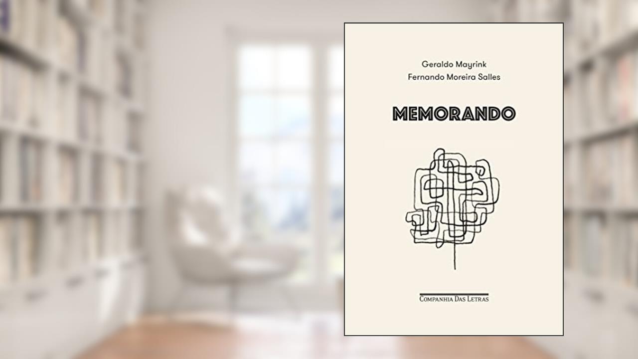 Capa de Memorando, do autor Geraldo Mayrink; Fernando Moreira Salles