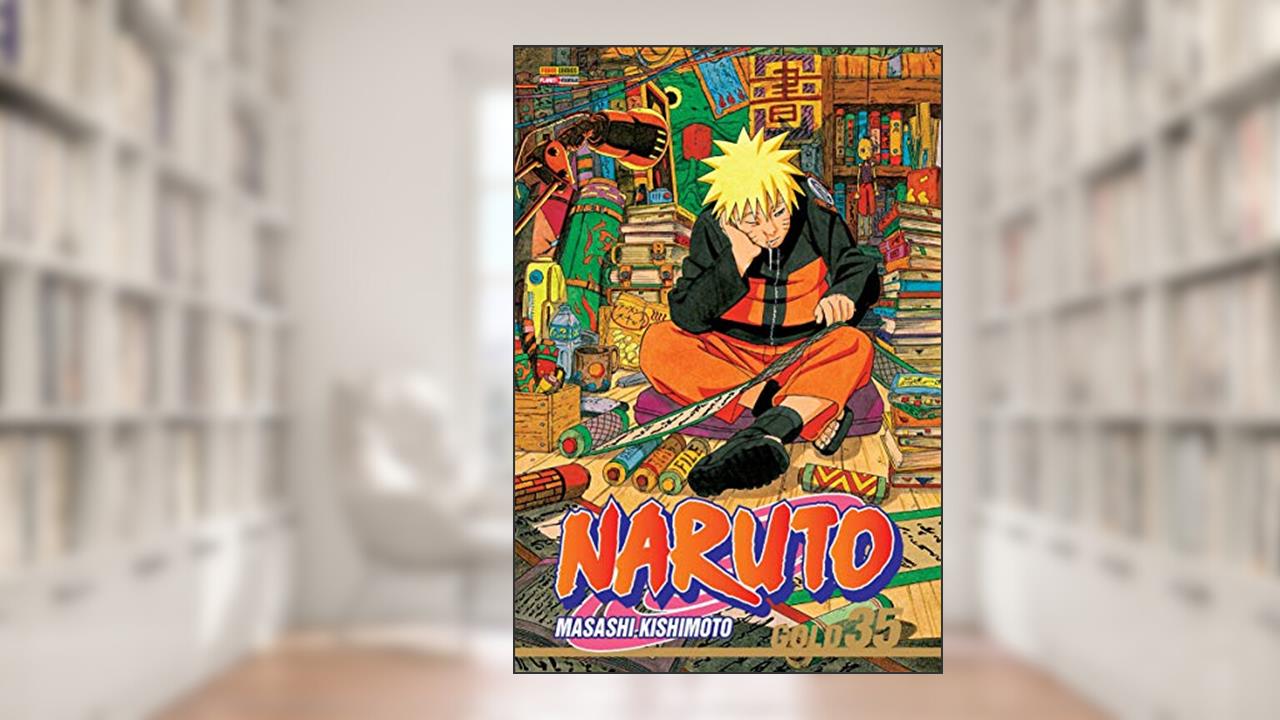 Capa de Naruto Gold Vol. 35, do autor Masashi Kishimoto
