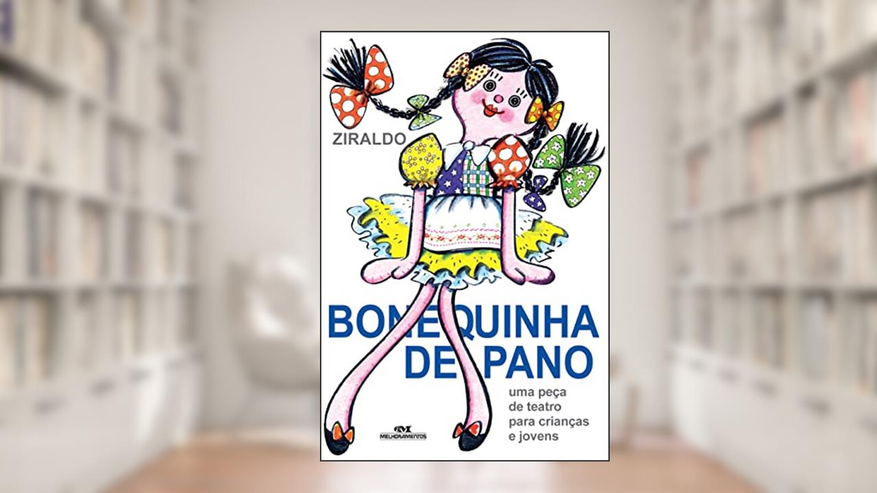 Capa de Bonequinha de Pano, do autor Ziraldo Alves Pinto