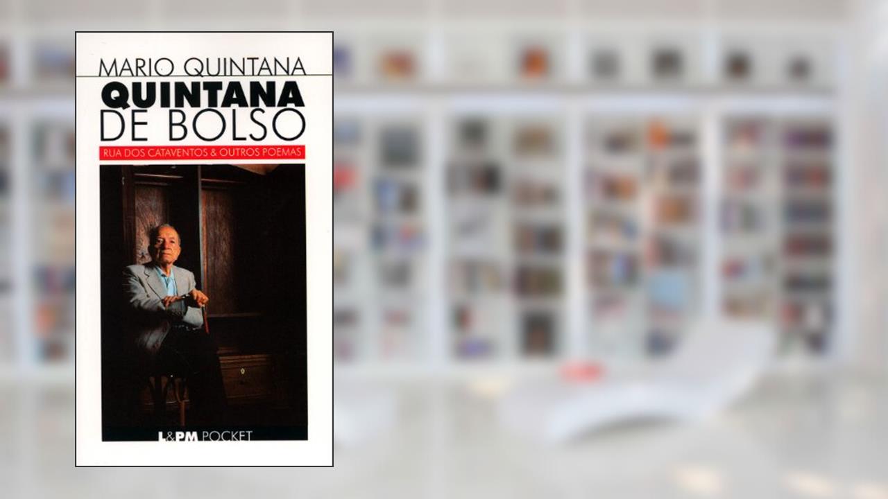 Capa de Quintana de Bolso, do autor Mario Quintana
