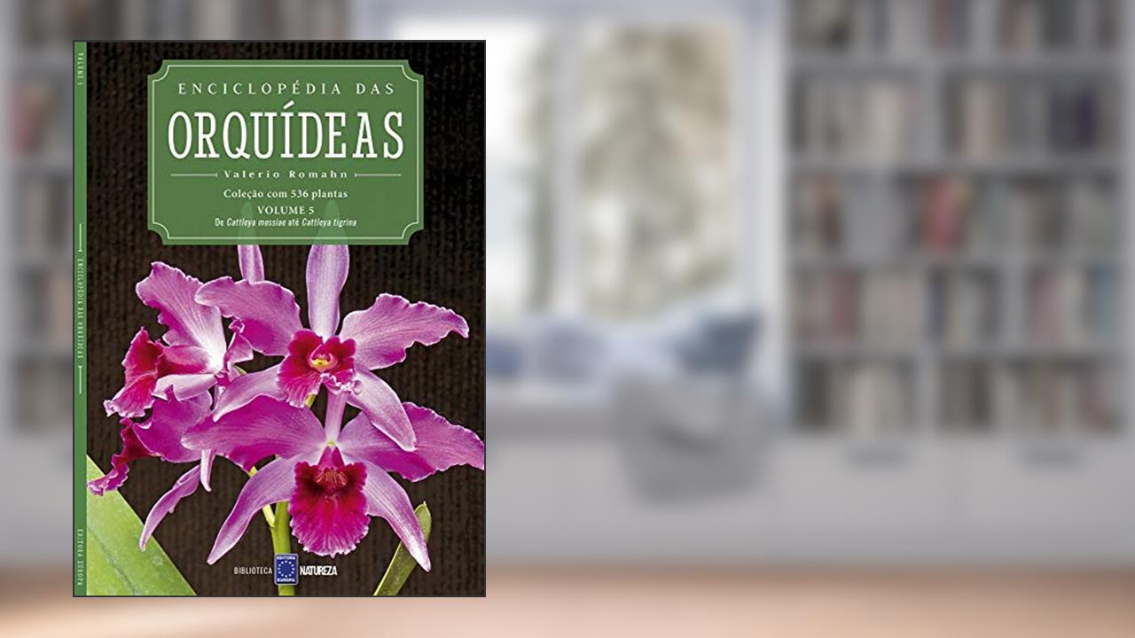 Capa de Enciclopédia das Orquídeas - Volume 5, do autor EDITORA EUROPA