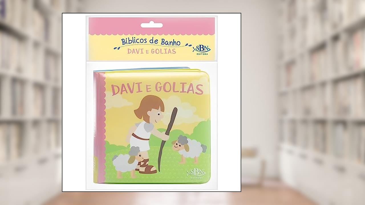 Capa de Bíblicos de Banho: Davi e Golias, do autor CRISTINA MARQUES