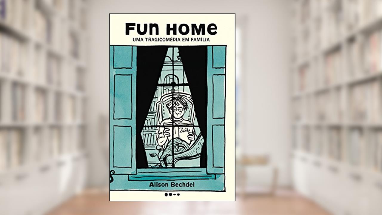 Capa de Fun home: Uma tragicomédia em família, do autor Alison Bechdel