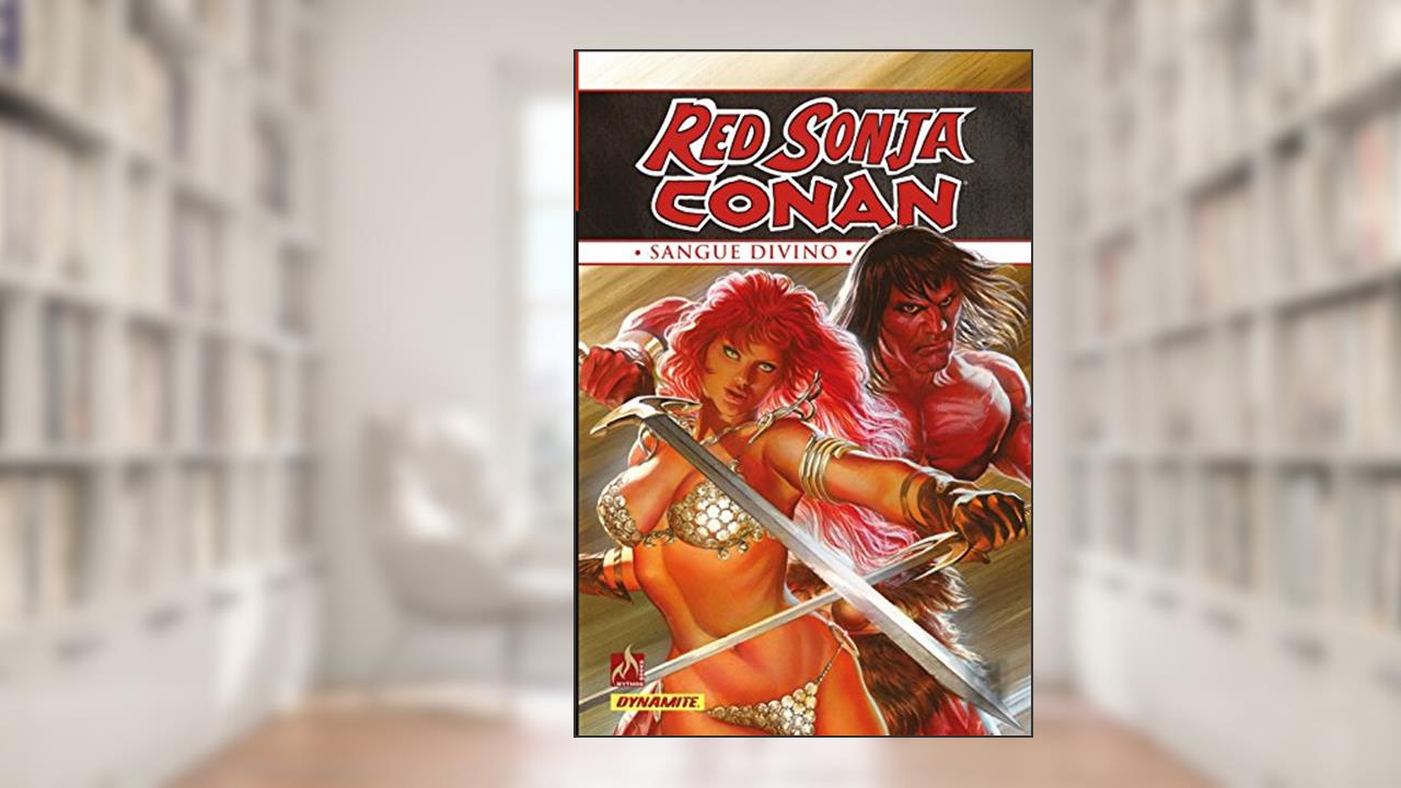 Capa de Red Sonja Conan. Sangue Divino, do autor Victor Gischler