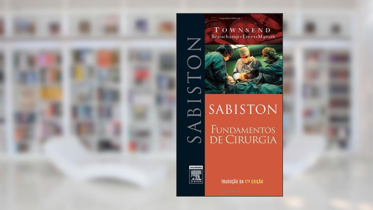Capa de Sabiston. Fundamentos de Cirurgia, do autor Beauchamp, R. Daniel^Evers, B. Mark^Townsend, Courtney M.