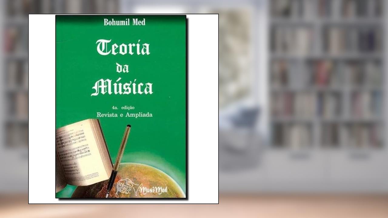 Capa de Teoria da Música, do autor Bohumil Med