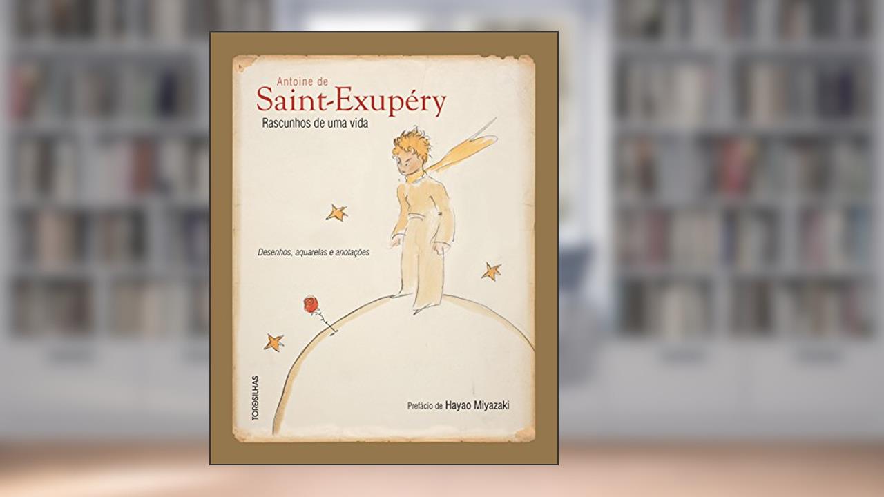 Capa de Rascunhos de Uma Vida, do autor Antoine de Saint-Exupéry