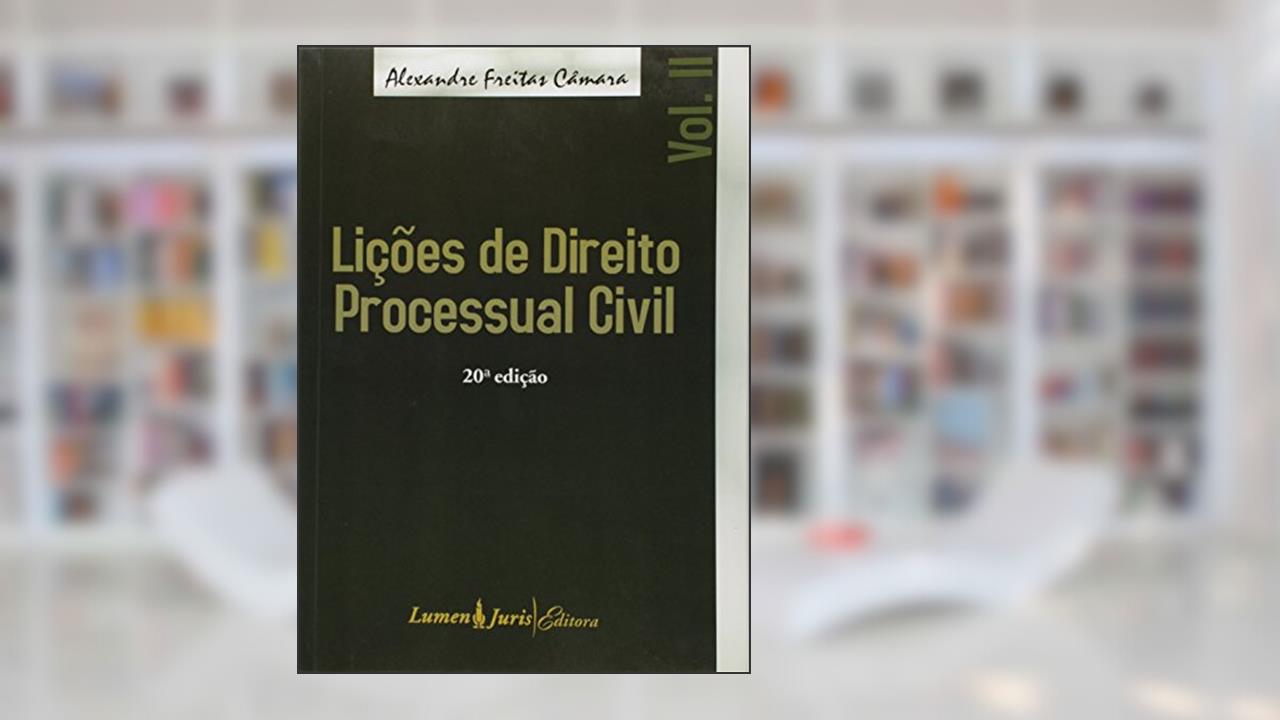 Capa de Lições de Direito Processual CivilVolume 02, do autor Alexandre Freitas Câmara
