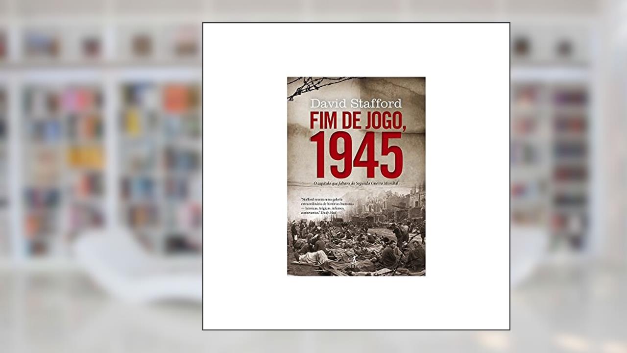 Capa de Fim de jogo, 1945, do autor David Stafford