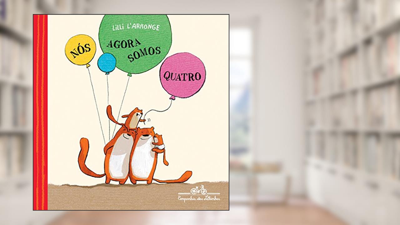 Capa de Nós agora somos quatro, do autor Lilli L'Arronge