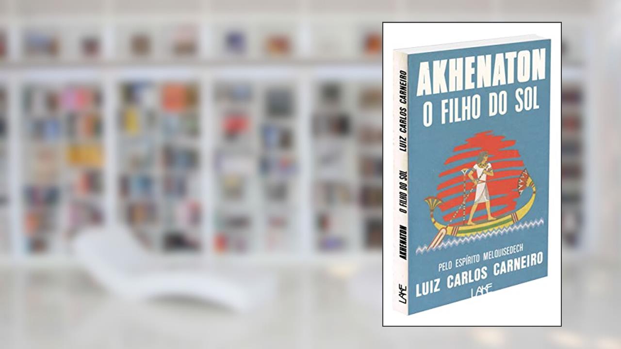 Capa de Akhenaton. O Filho Do Sol, do autor Luiz Carlos Carneiro