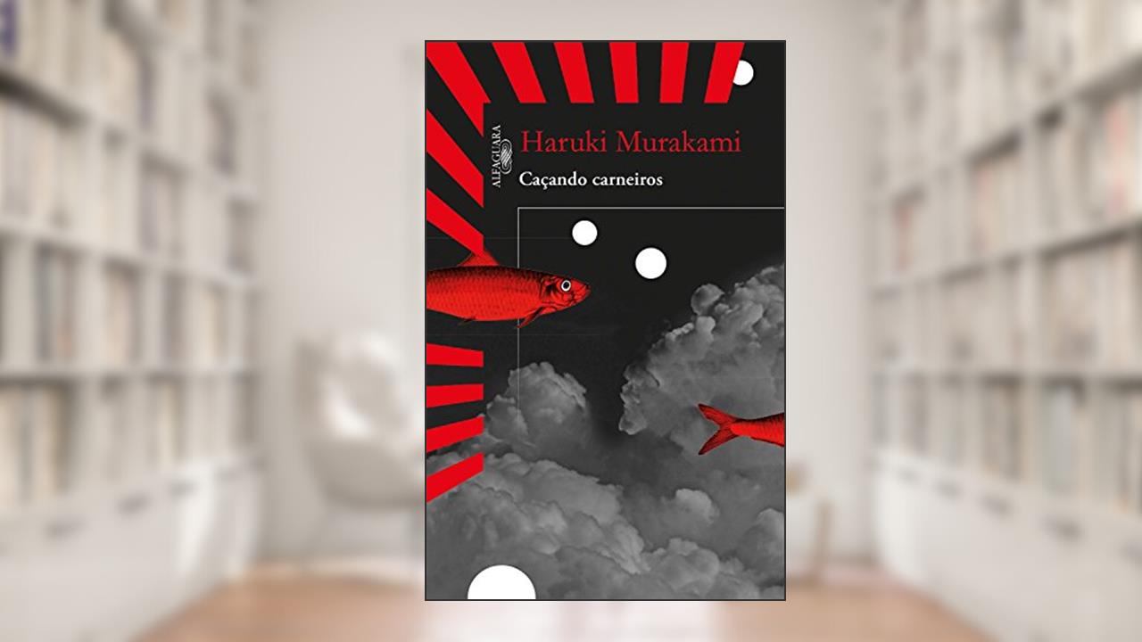 Capa de Caçando carneiros, do autor Haruki Murakami