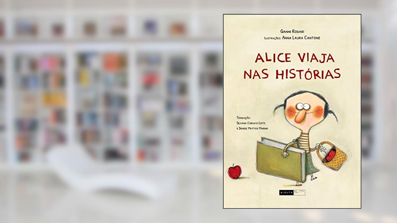 Capa de Alice viaja nas histórias, do autor Gianni Rodari