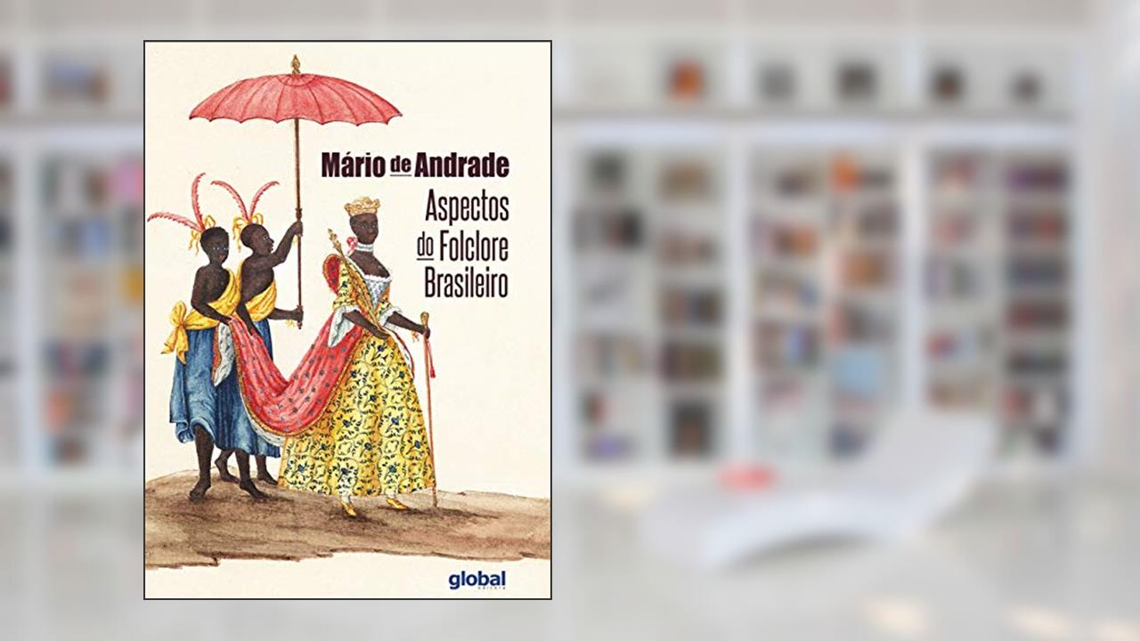 Capa de Aspectos do Folclore Brasileiro, do autor Mário de Andrade