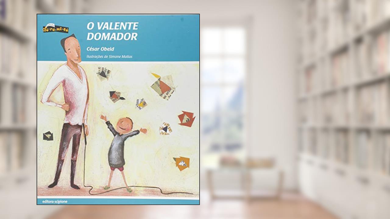 Capa de O valente domador, do autor César Obeid