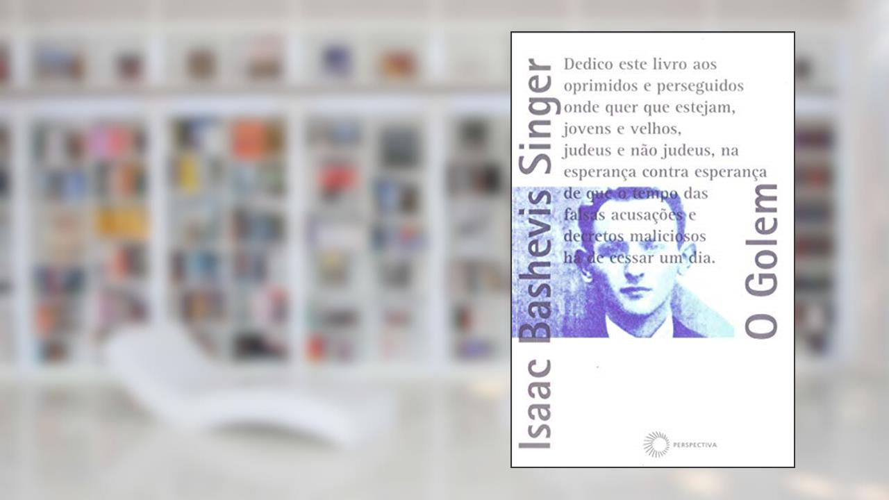 Capa de O Golem, do autor Isaac Bashevis Singer