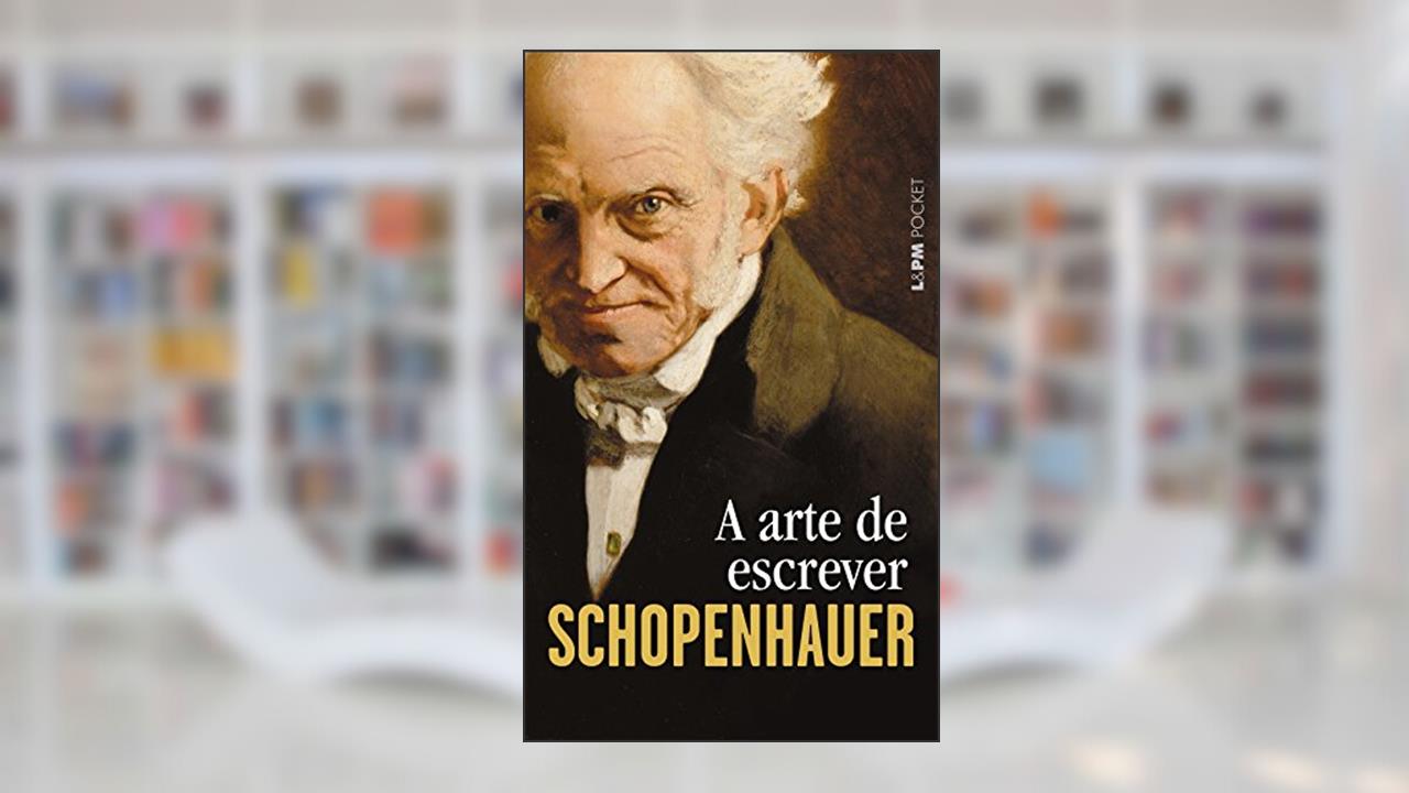 Capa de A Arte de Escrever, do autor Arthur Schopenhauer