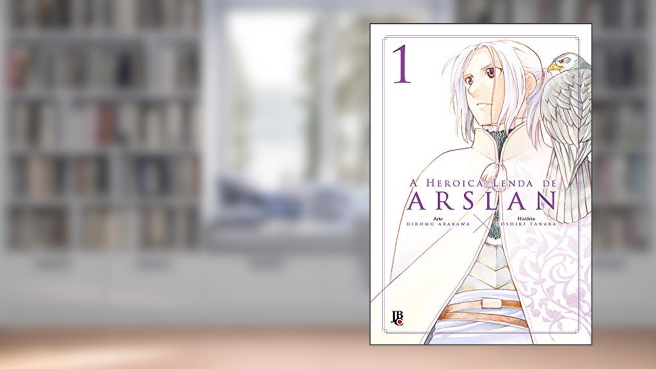 Capa de A Heróica lenda de Arslan - Vol.1, do autor Hiromu Arakawa; Yoshiki Tanaka