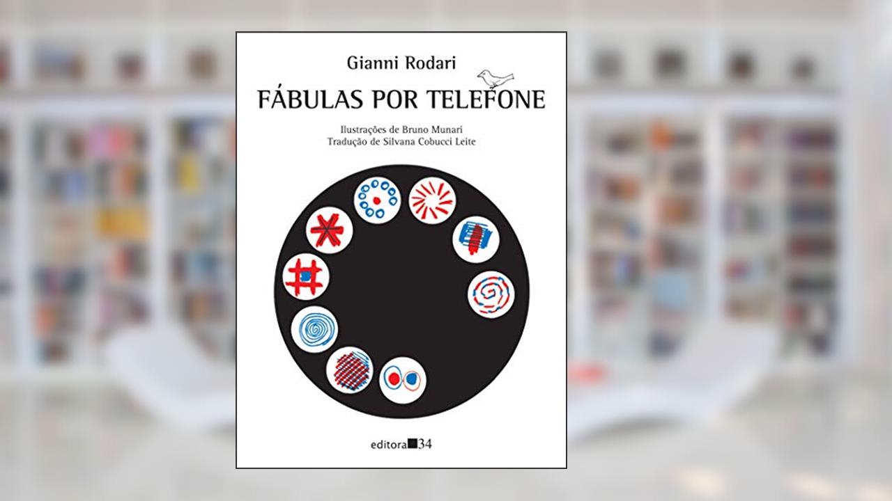 Capa de Fábulas por telefone, do autor Gianni Rodari
