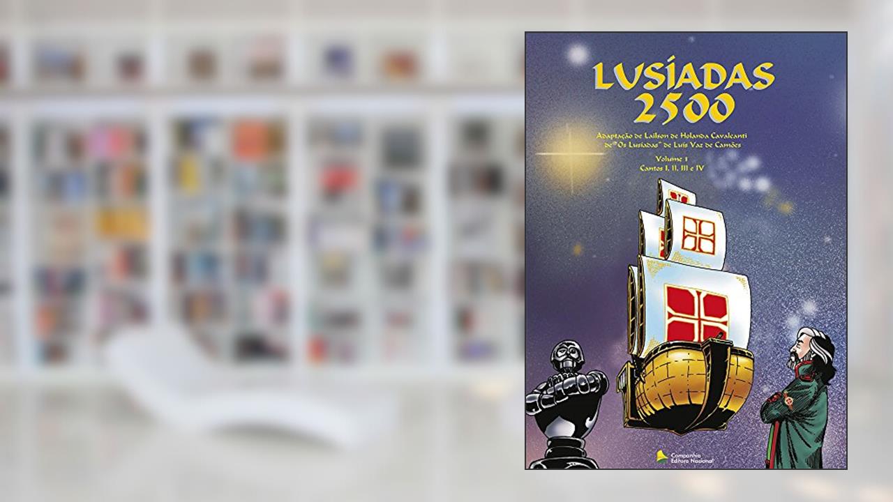 Capa de Lusíadas 2500 - Volume 1. Cantos I, II, III, IV, do autor Luiz Vaz de Camões