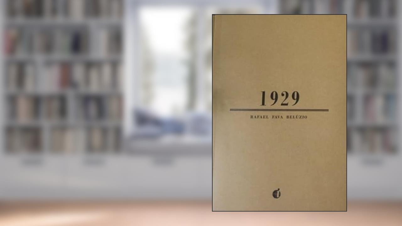 Capa de 1929, do autor Rafael Fava Beluzio