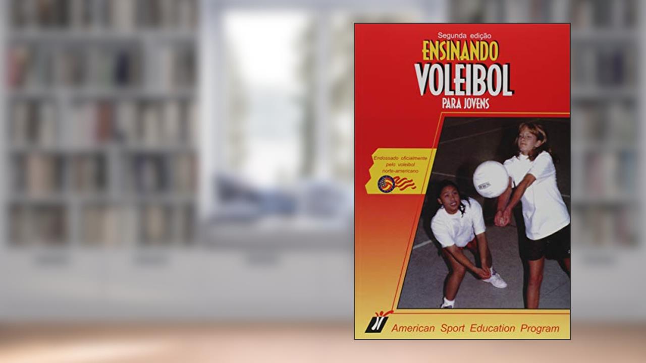 Capa de Ensinando voleibol para jovens, do autor American S.E.P.
