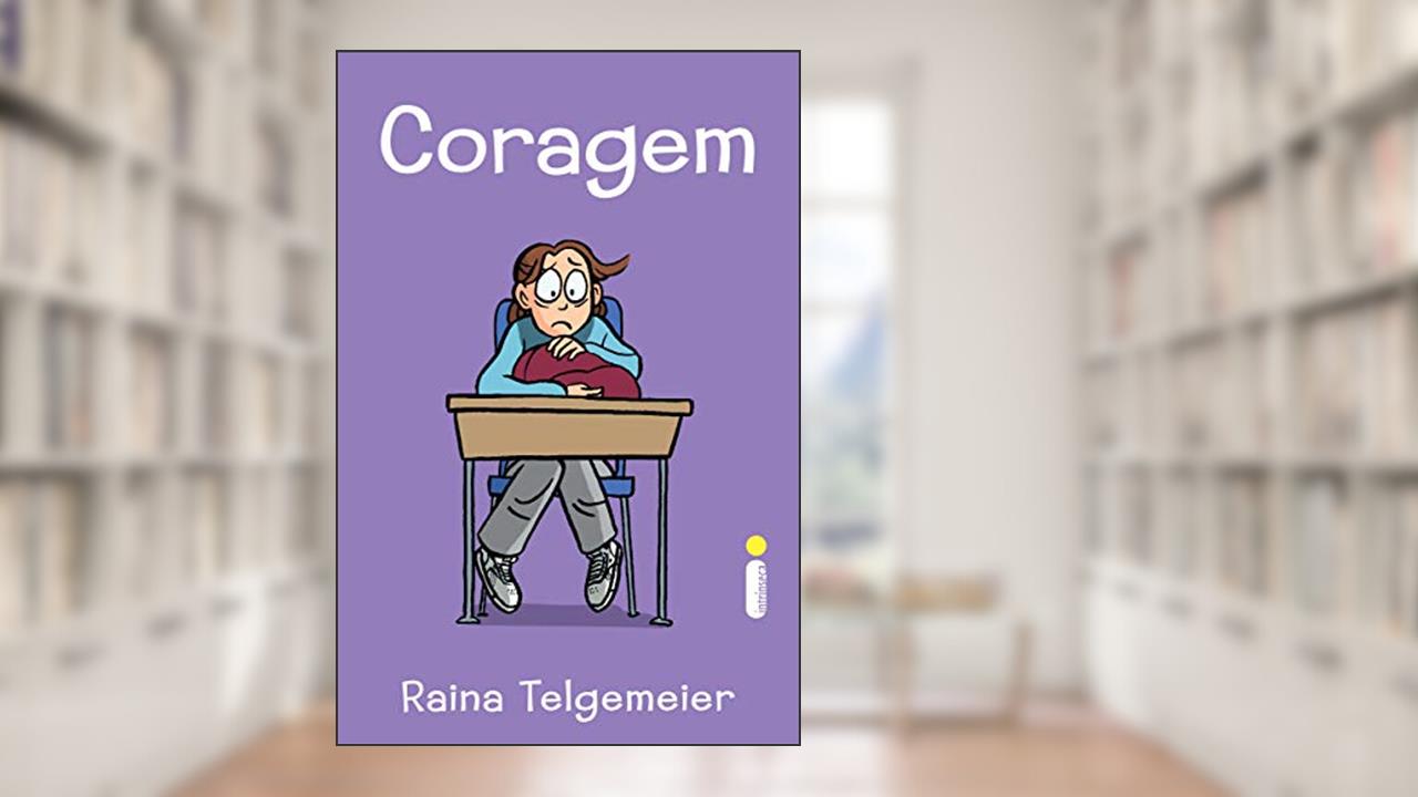 Capa de Coragem, do autor Raina Telgemeier
