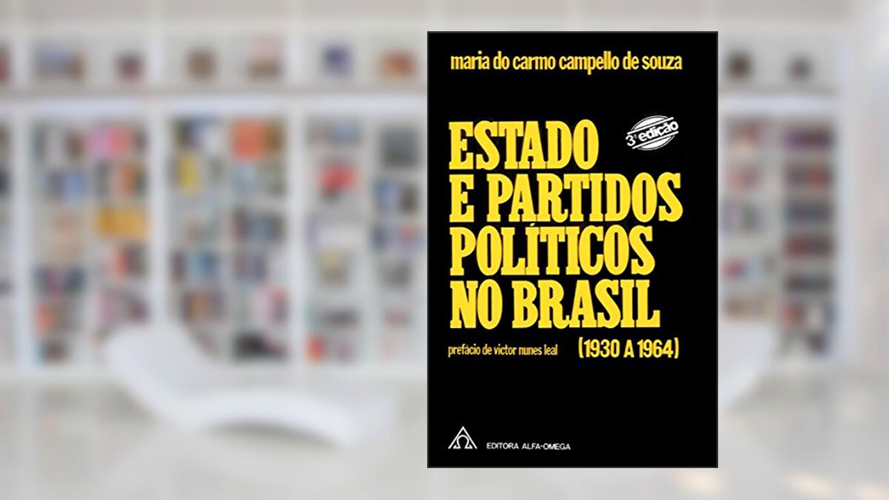 Capa de Estado e Partidos Políticos no Brasil: 1930 a 1964, do autor Maria do Carmo Campello de Souza