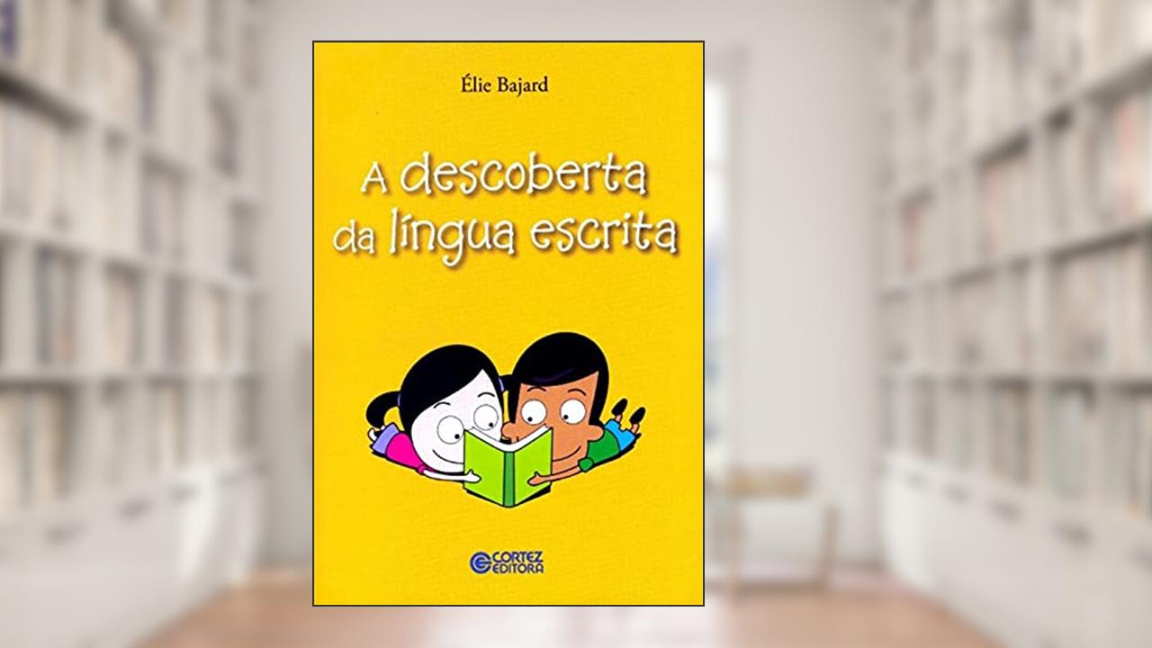 Capa de A descoberta da língua escrita, do autor Bruno Martins dos Santos