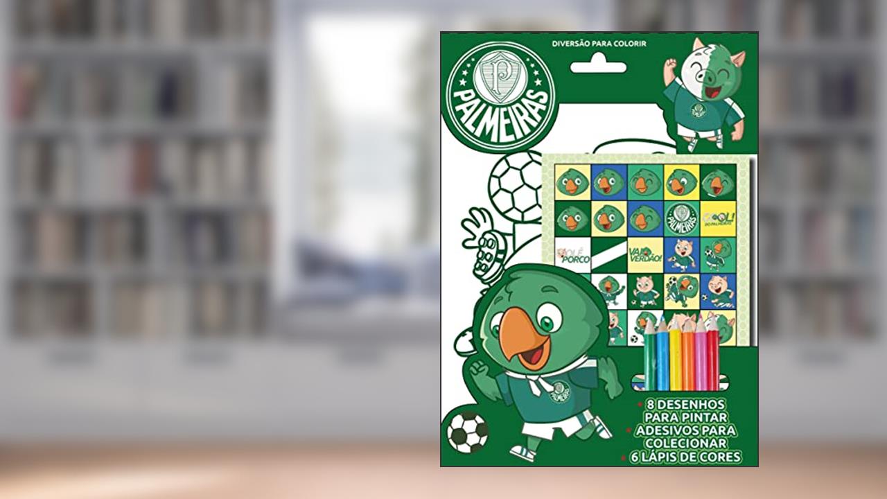 Capa de Palmeiras - Diversão para colorir, do autor On Line Editora