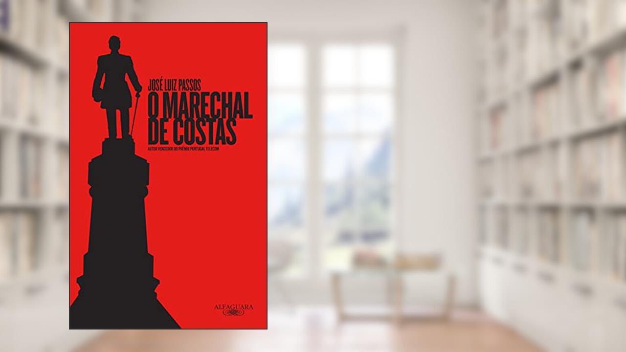 Capa de O marechal de costas, do autor José Luiz Passos