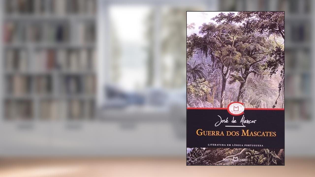 Capa de Guerra dos mascates, do autor José de Alencar