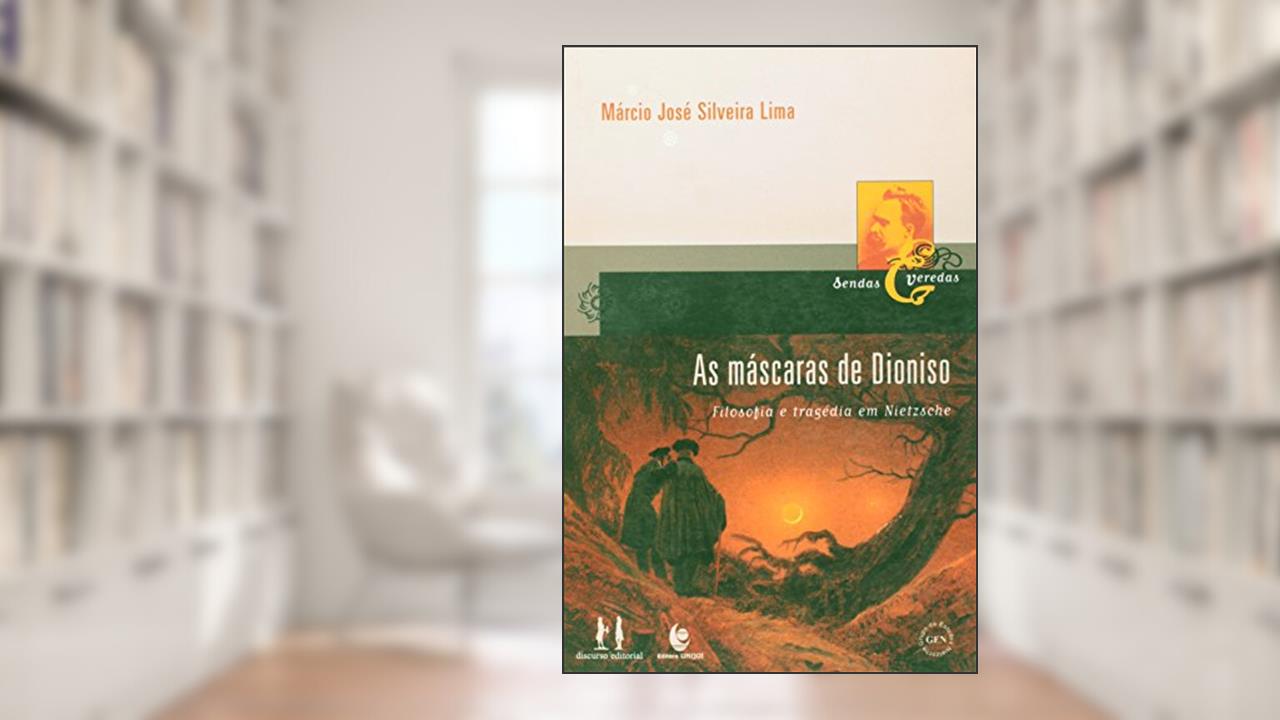 Capa de As Máscaras De Dionisio - Coleção Sendas E Veredas, do autor Márcio José Silveira Lima