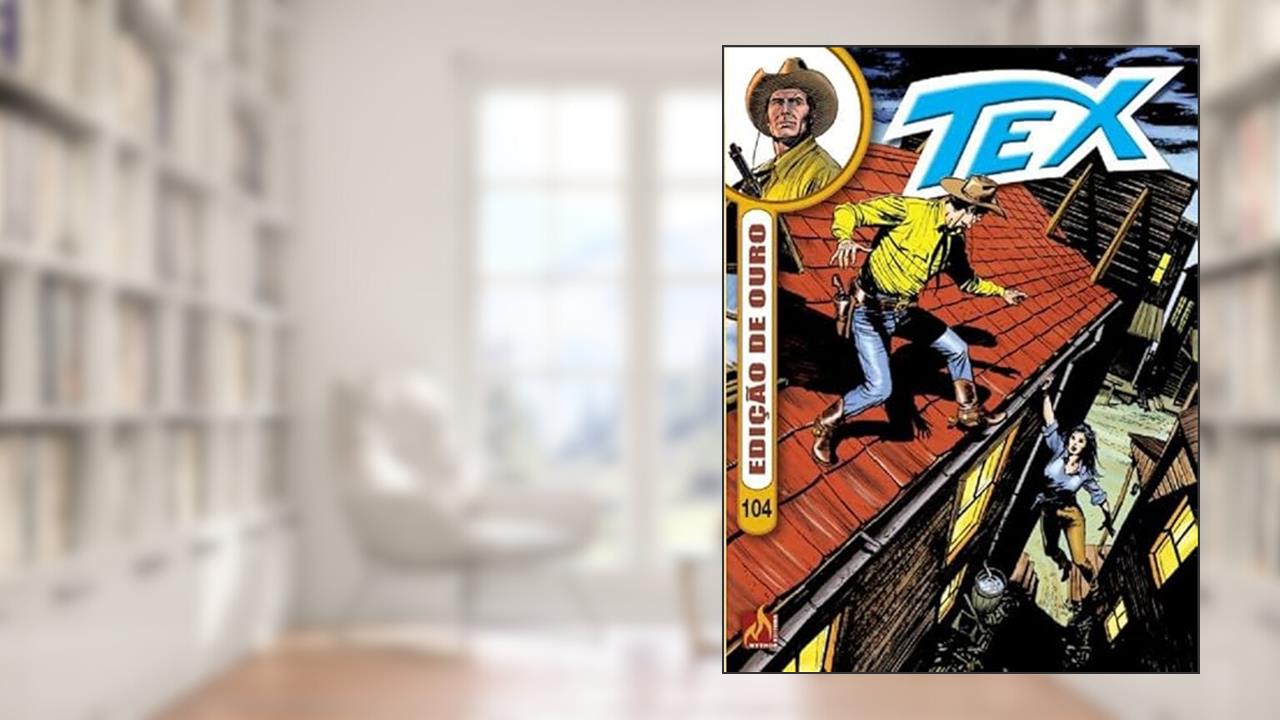 Capa de Tex Ouro formato italiano vol. 104: Cidade sitiada - CAPA COMUM, do autor Claudio Nizzi