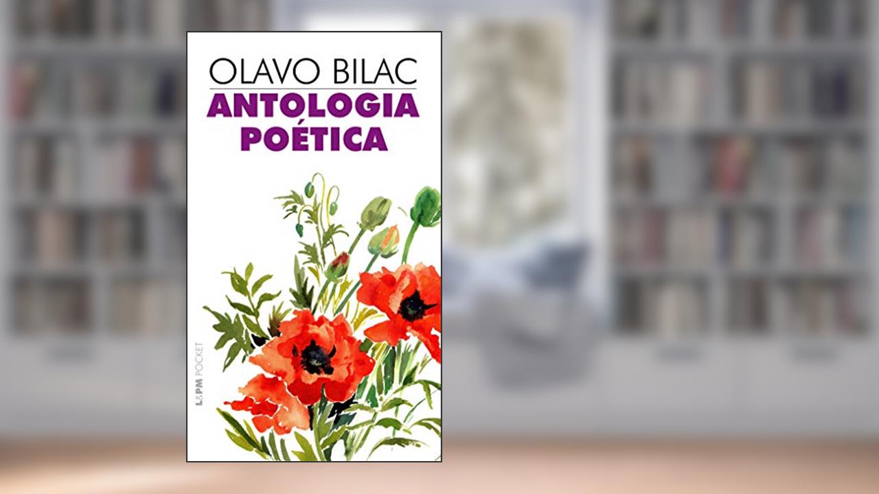 Capa de Antologia Poética, do autor Olavo Bilac
