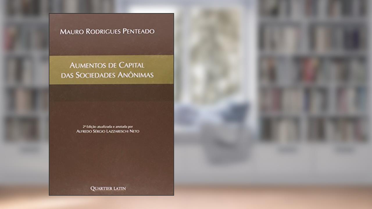 Capa de Aumentos de Capital das Sociedades Anônimas, do autor Mauro Rodrigues Penteado
