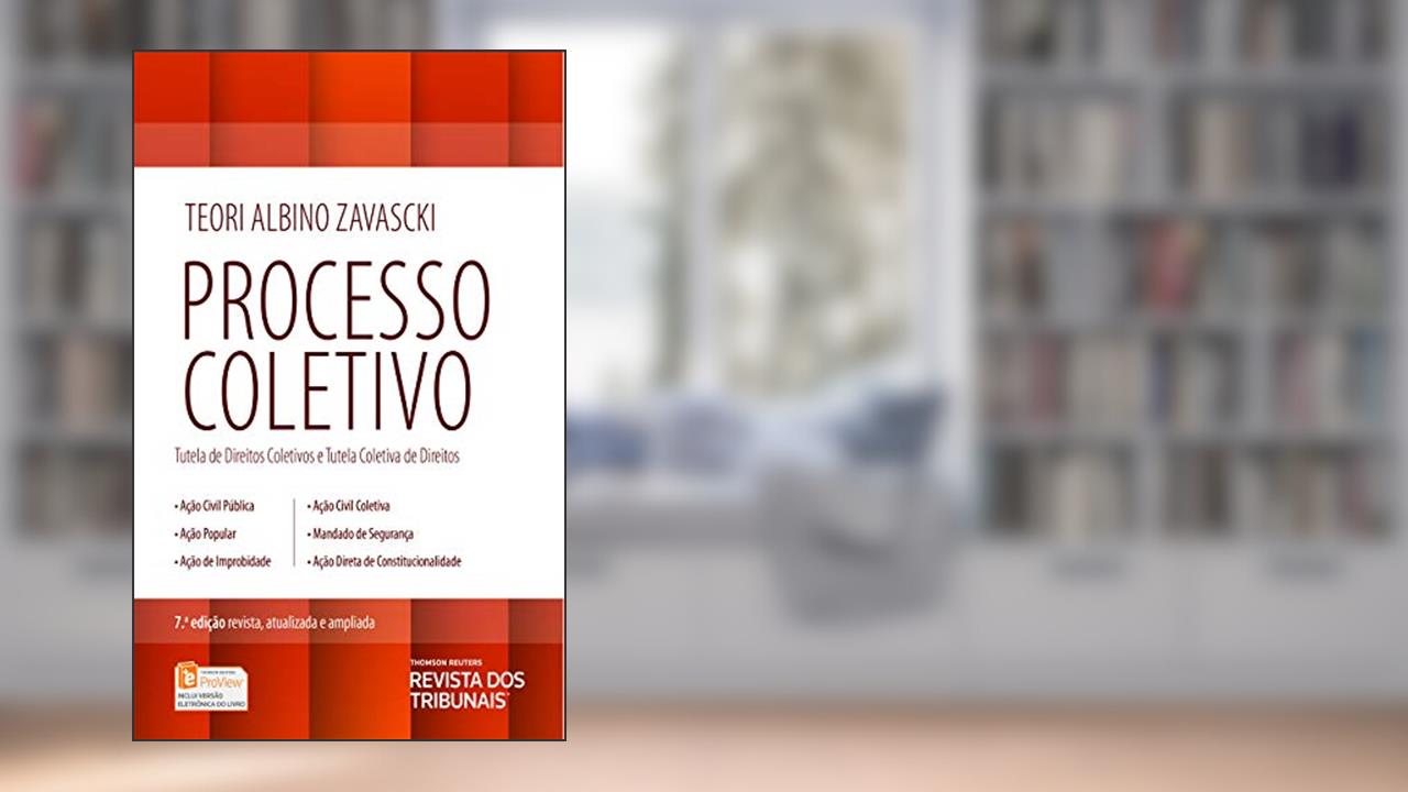 Capa de Processo Coletivo, do autor Teori Albino Zavascki
