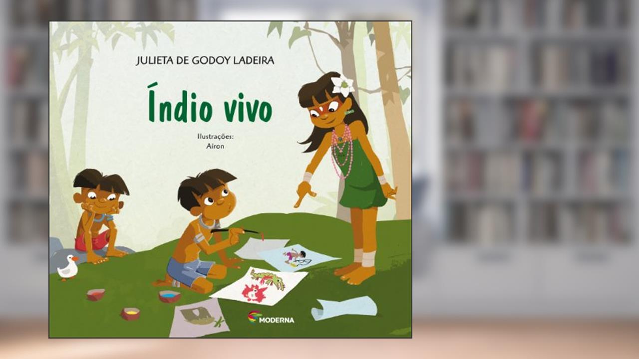 Capa de Índio Vivo, do autor Julieta de Godoy Ladeira