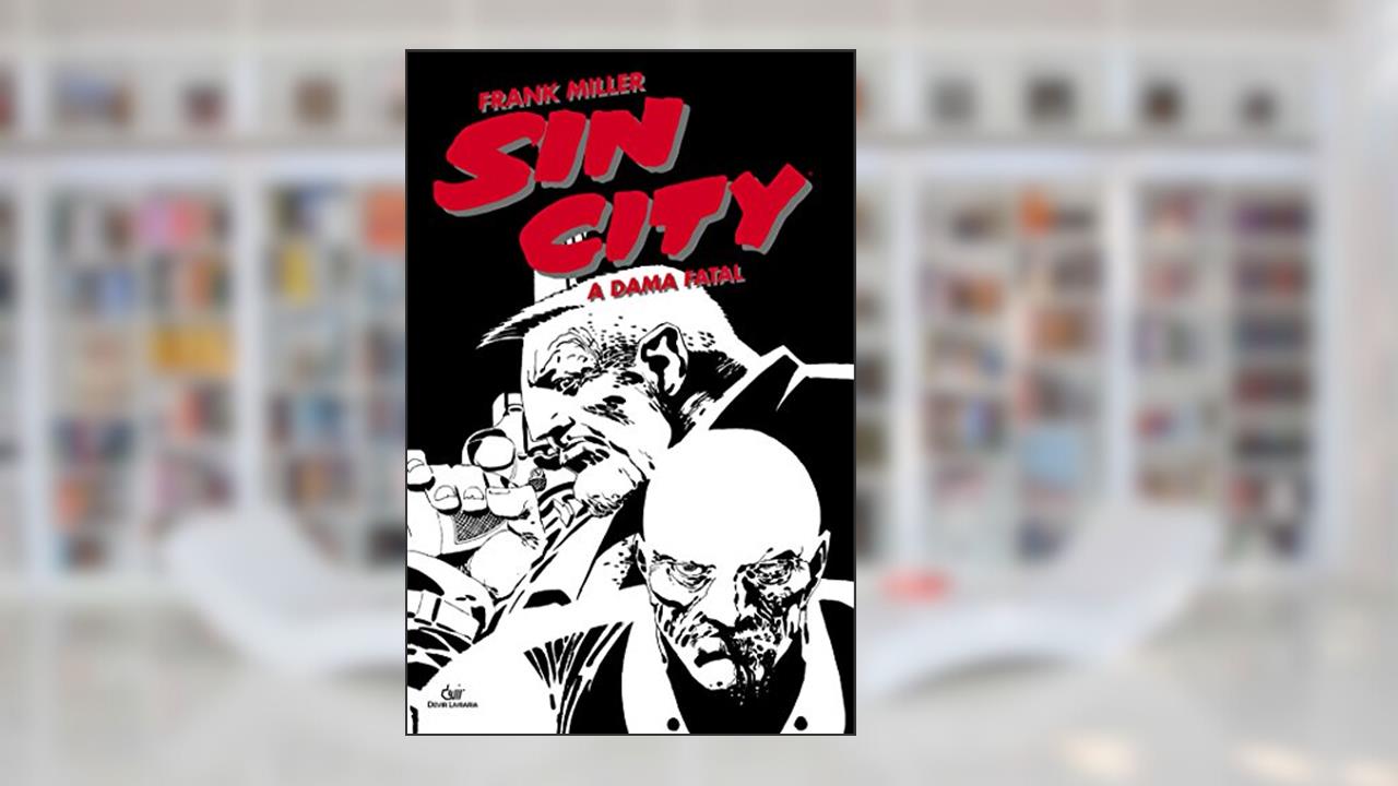 Capa de Sin City - A Dama Fatal, de Frank Miller