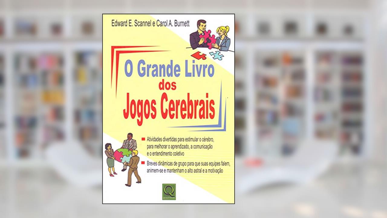 Capa de O Grande Livro dos Jogos Cerebrais, do autor Edward E. Escannel
