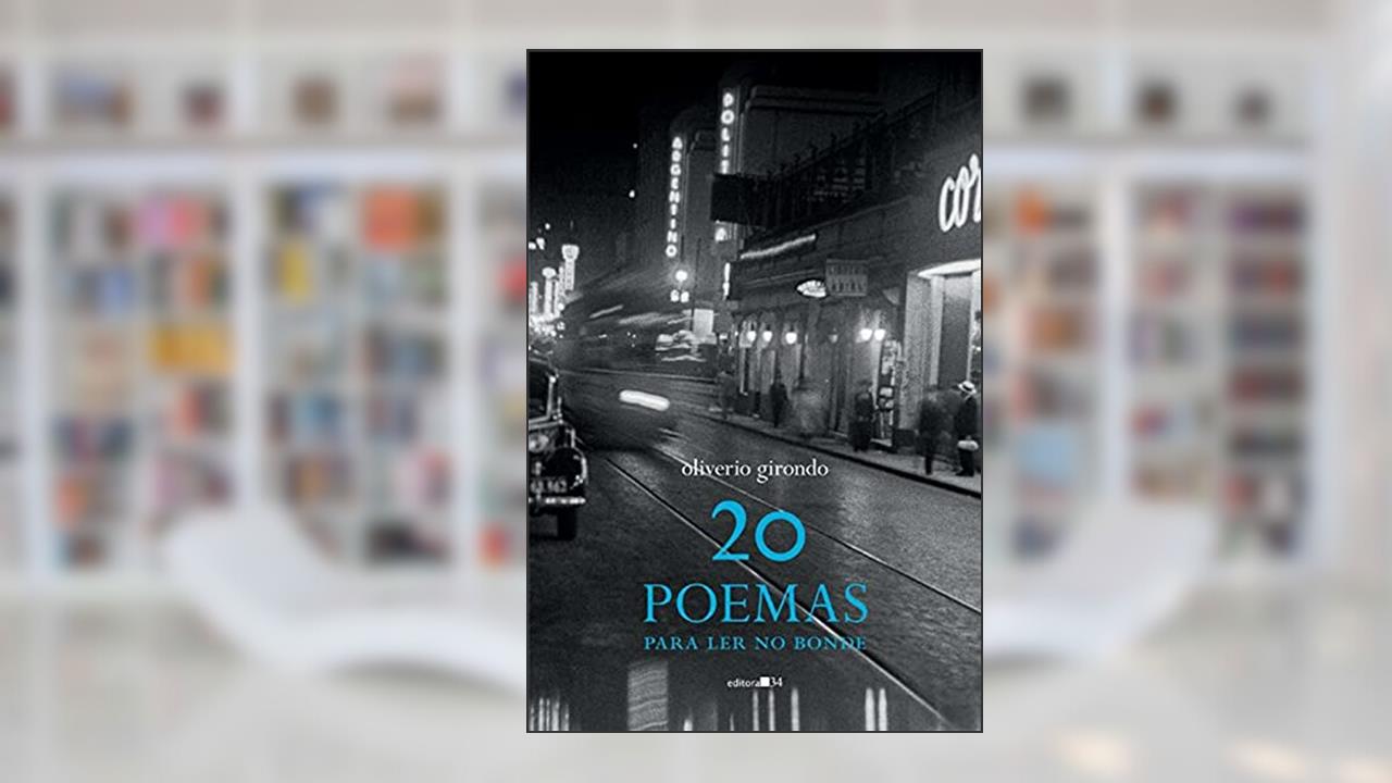 Capa de 20 poemas para ler no bonde, de Oliverio Girondo