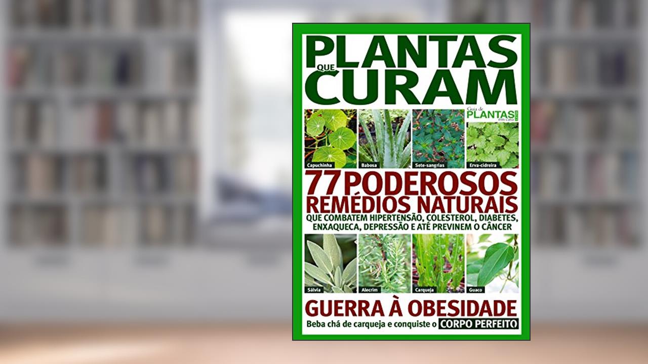 Capa de Guia Plantas em Casa Extra: Plantas que Curam, do autor On Line Editora