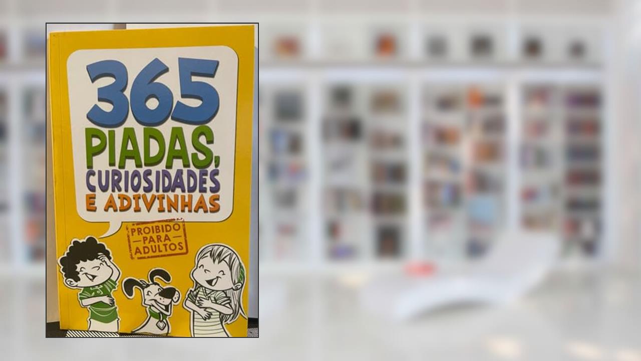 Capa de 365 Piadas, do autor James Misse; Pé Da Letra