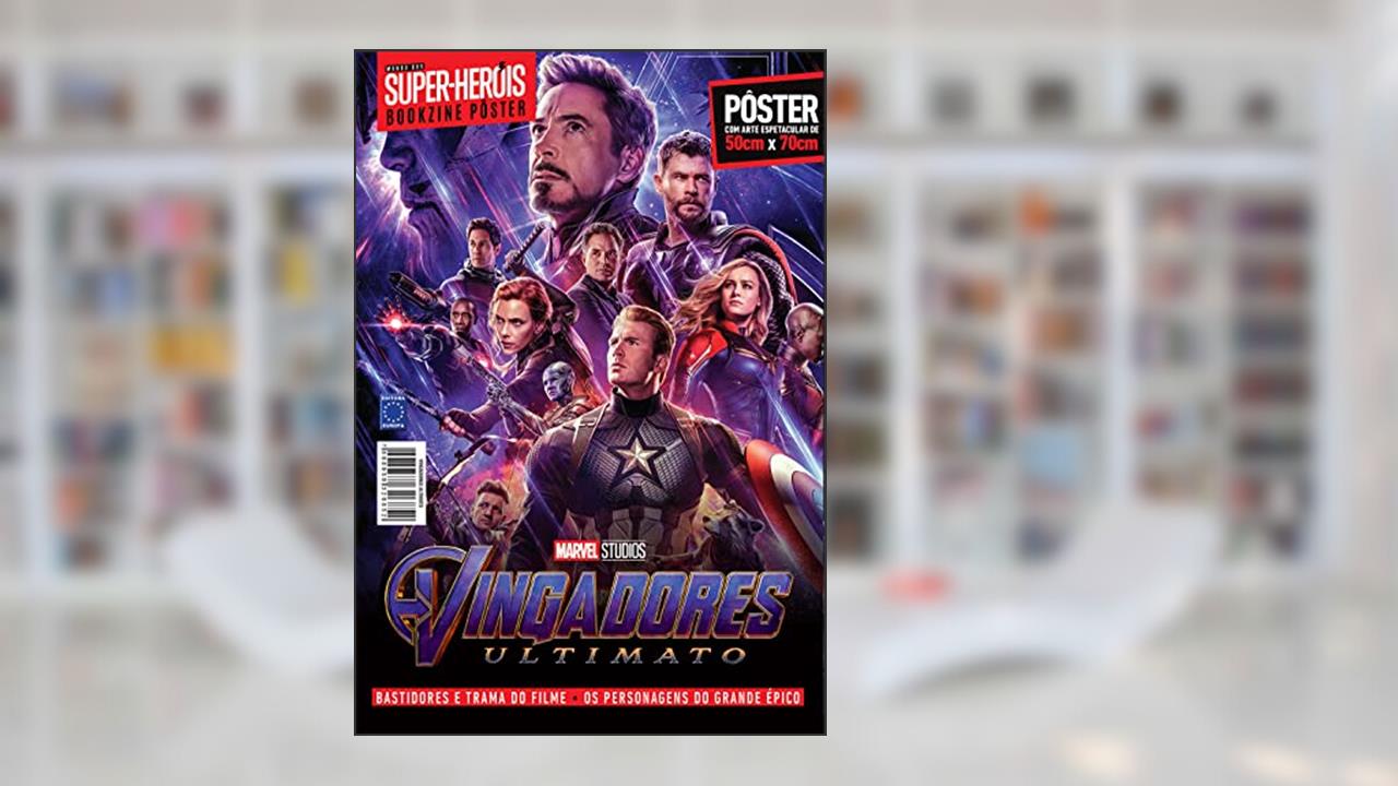 Capa de Superpôster Mundo dos Super-Heróis - Vingadores Ultimato: Revista Superpôster, do autor editora europa