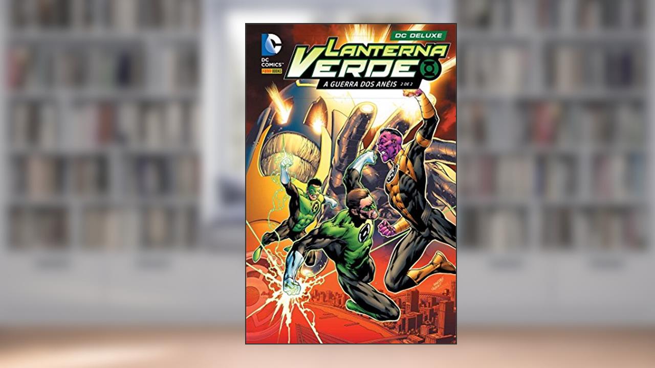 Capa de Lanterna Verde - A Guerra dos Anéis - Volume 2, do autor Geoff Johns
